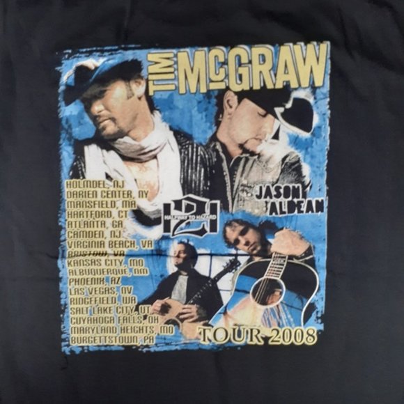 Tim McGraw 2008 Let it Go concert shirt - Picture 2 of 2